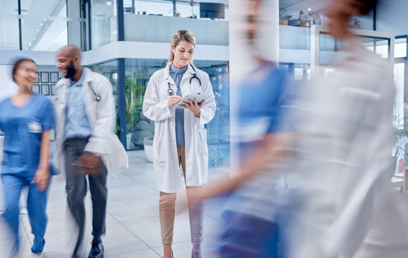 Doctors in a healthcare setting